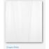 Simple White Polyester Shower Curtain 1800mm Wide x 2000mm High